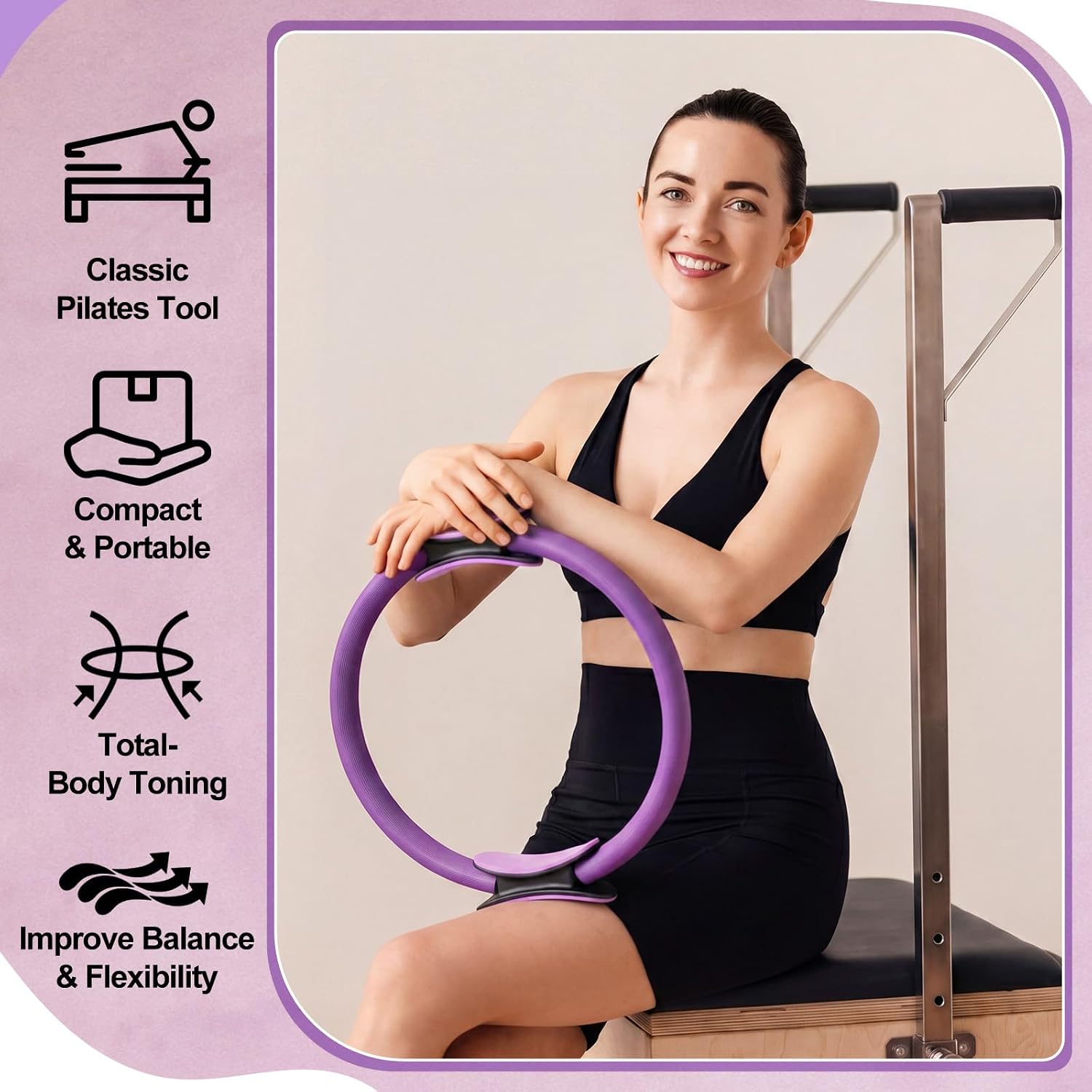 12 Pcs Pilates Ring Set Dual S - đánh giá và giá Pilates Ring Circle