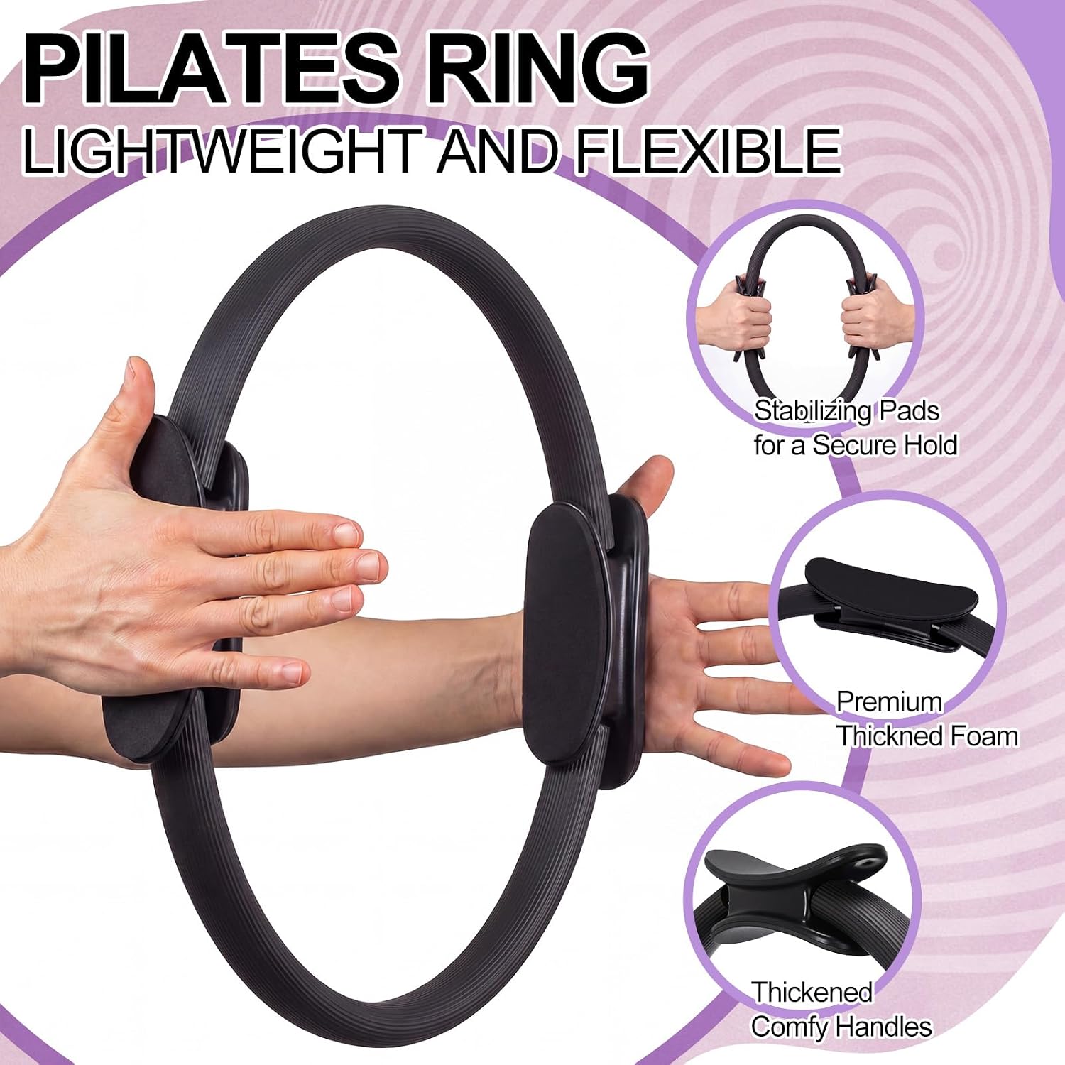 12 Pcs Pilates Ring Set Dual S - đánh giá và giá Pilates Ring Circle