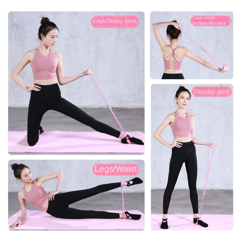 6-Tube Resistance Bands Set TP - đánh giá và giá Yoga Fitness At Home