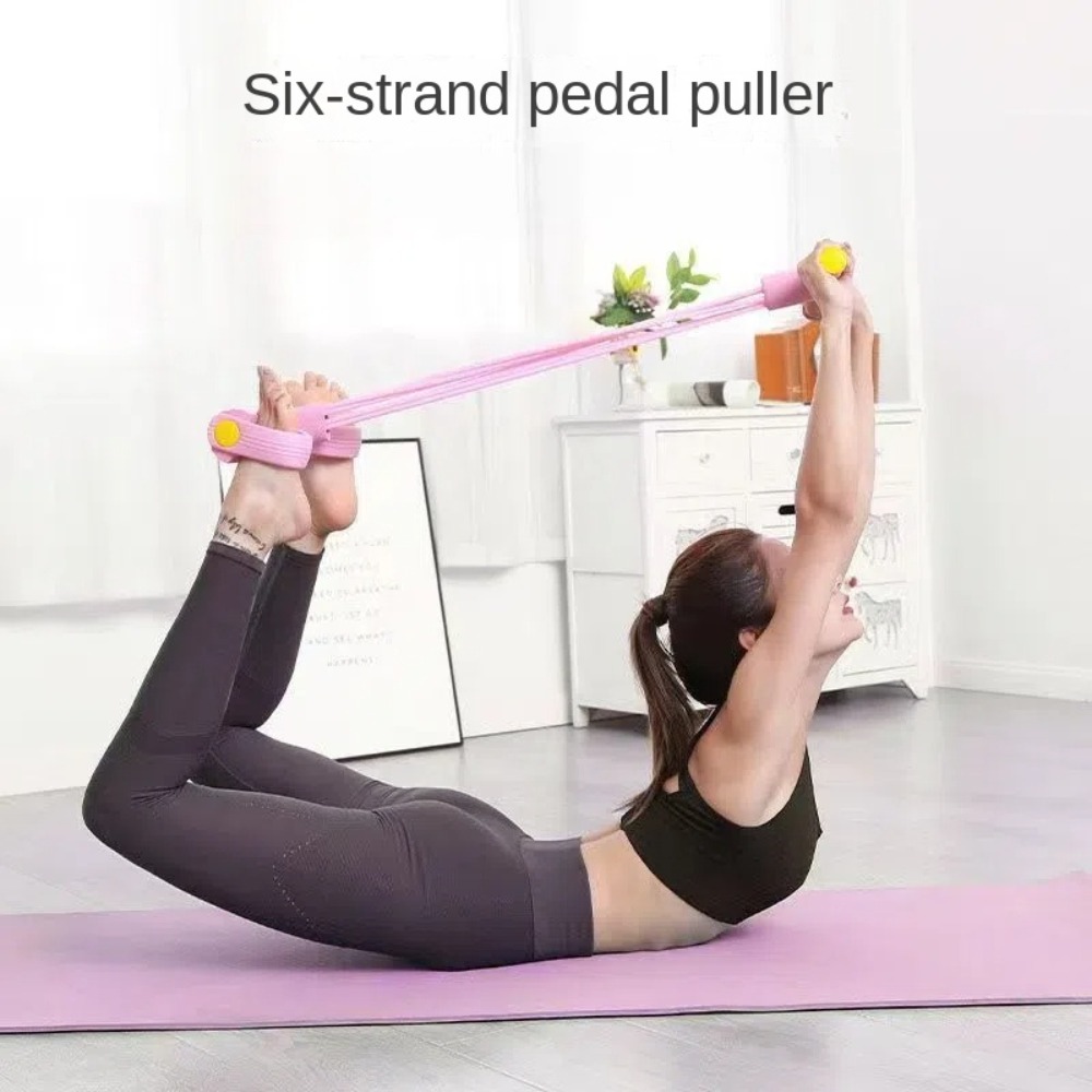 6-Tube Resistance Bands Set TP - đánh giá và giá Yoga Fitness At Home