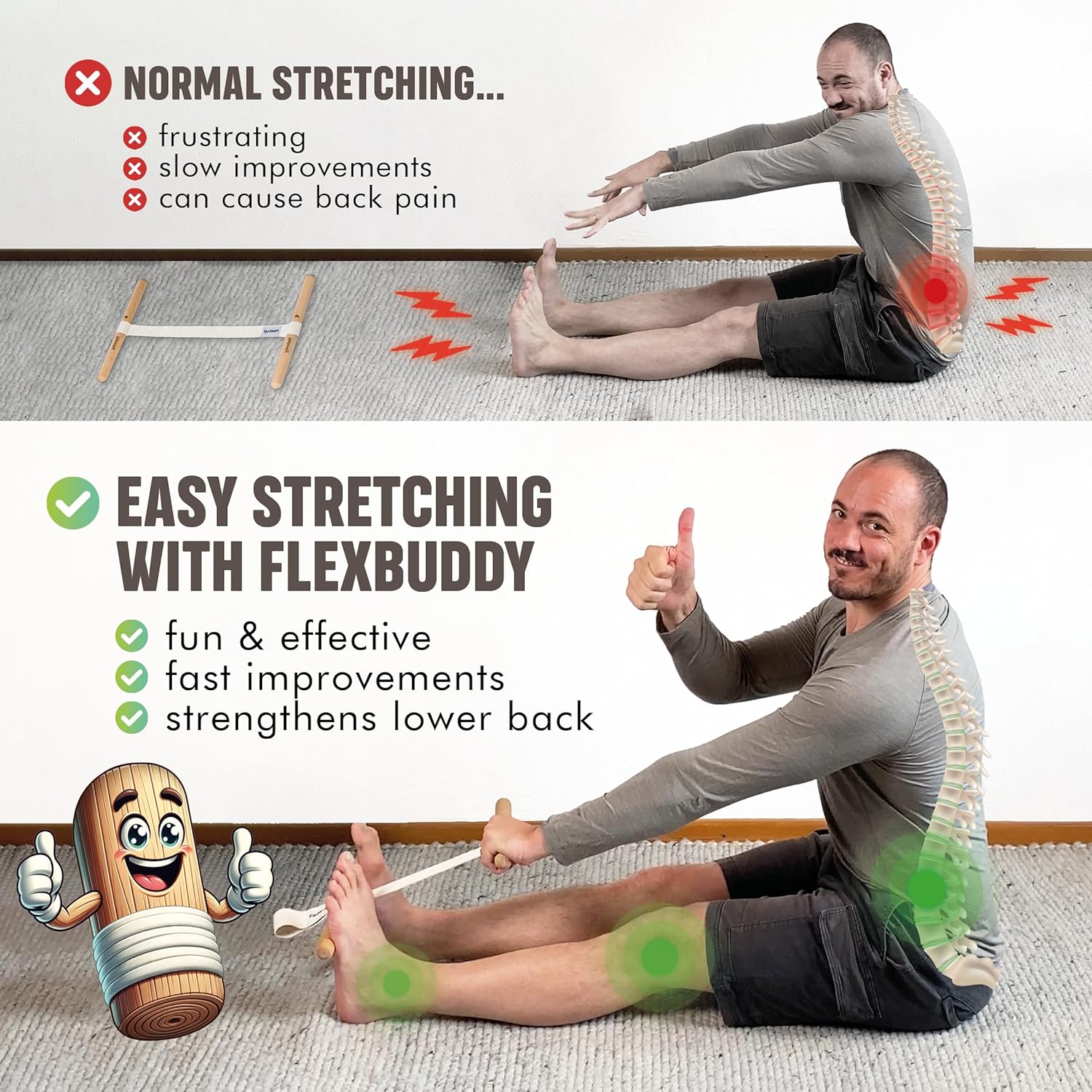 Hamstring Stretcher Adjustable - đánh giá và giá Yoga Fitness Usa