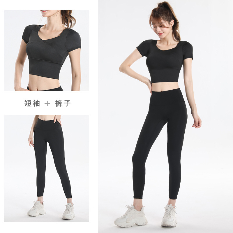 Quick Dry Set Sports Top With  - đánh giá và giá Yoga Fitness Usa