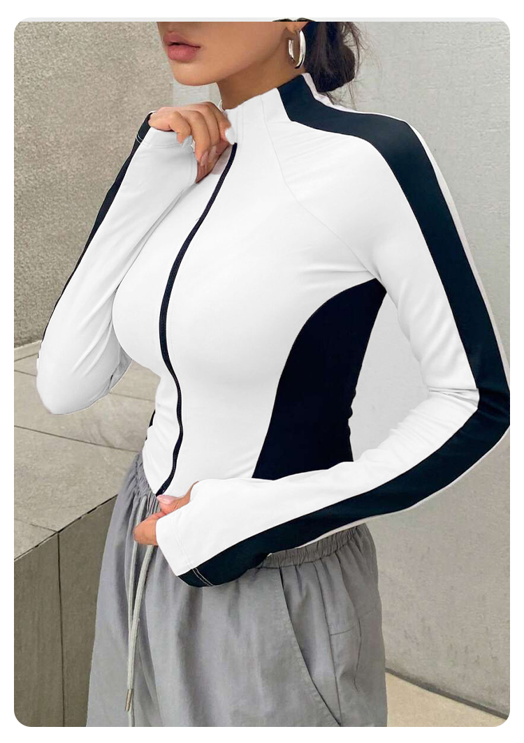 Yoga Clothes Stand Up Collar J - đánh giá và giá Yoga Fitness Usa