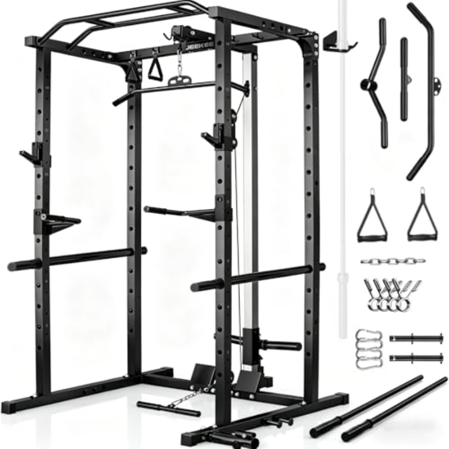 Home gym power rack with LAT p - đánh giá và giá Lat Pulldown Bar