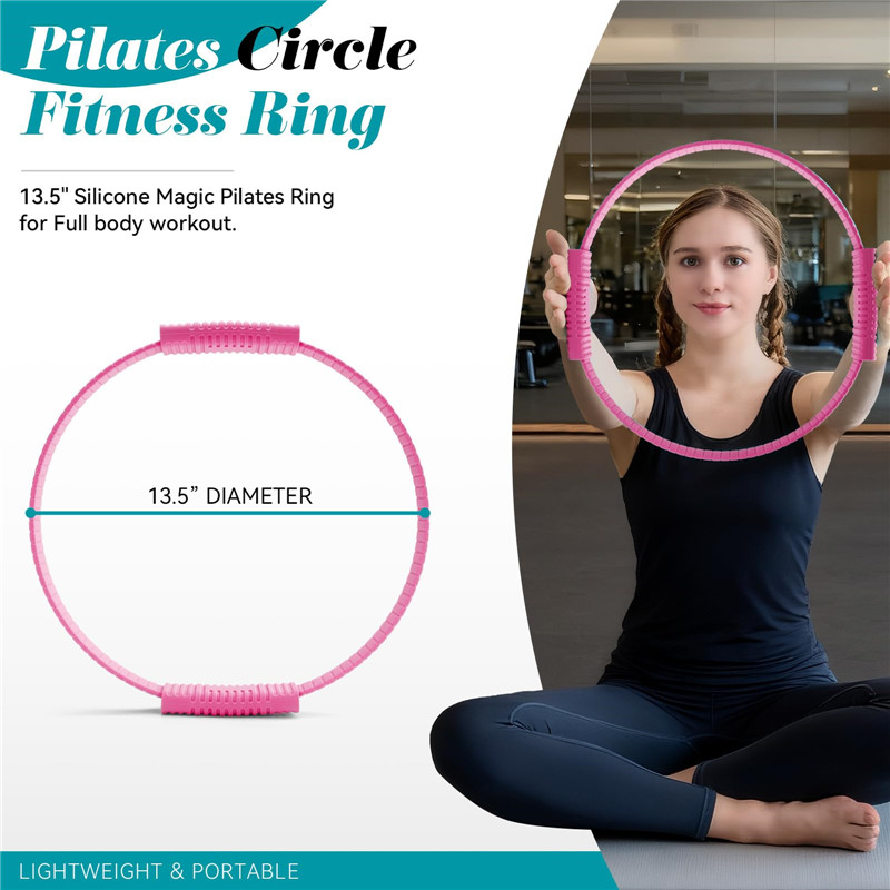 Eco-Friendly Double Handle Sil - đánh giá và giá Pilates Ring Circle